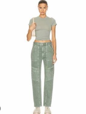 AGOLDE Cooper Cargo Jeans in Sage Green
